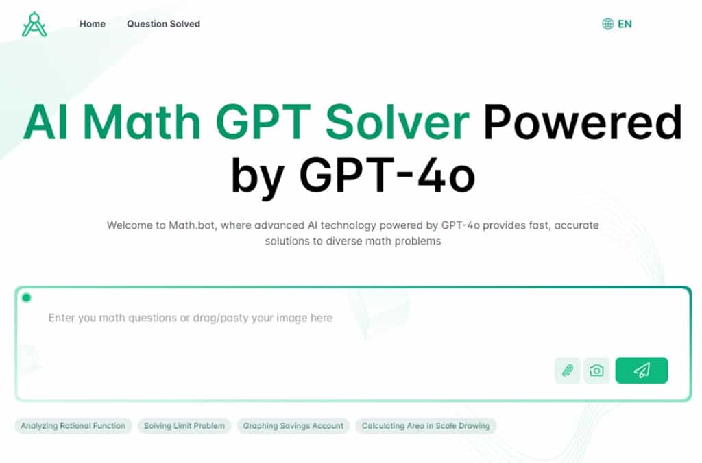 Math Bot：GPT-4o 支援的 AI 數學求解器，提供詳細解題步驟