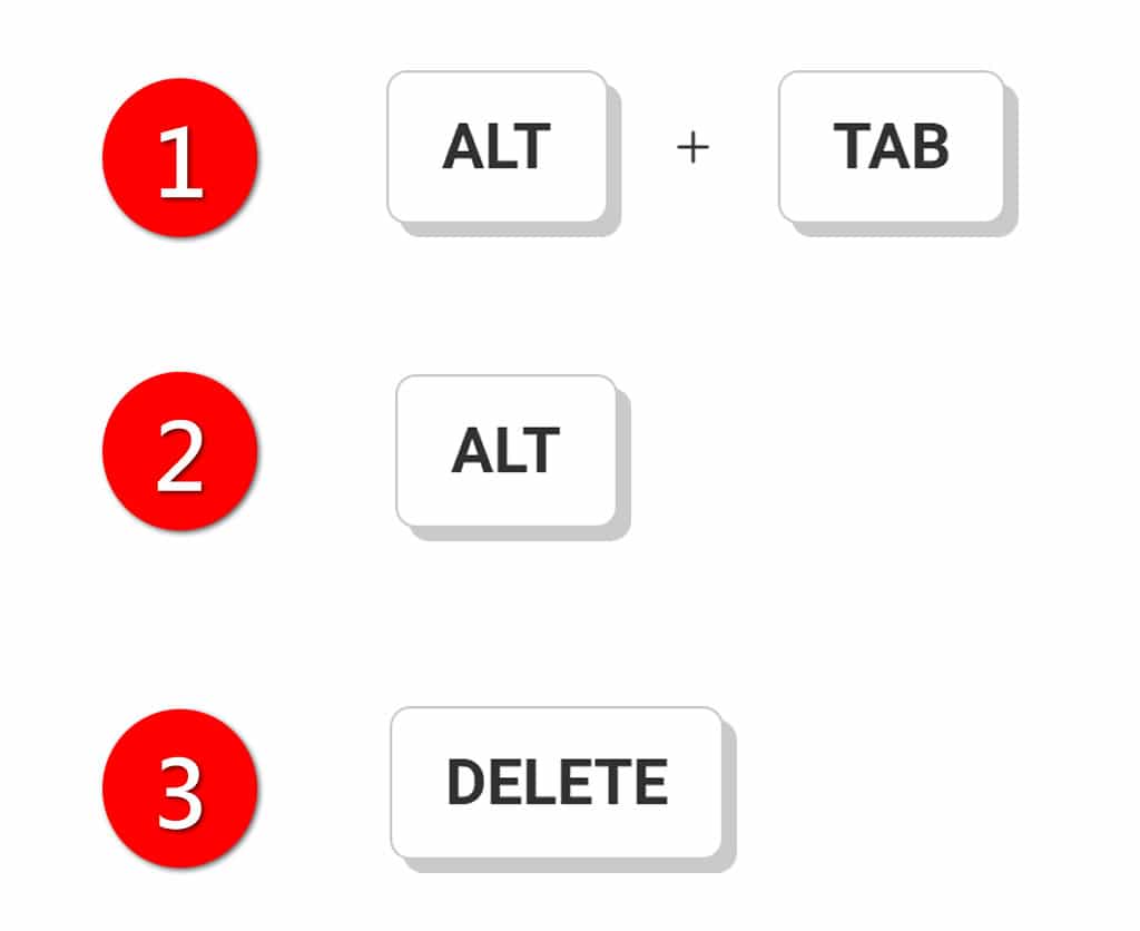 如何在 Windows 中使用 Alt + Tab 時關閉視窗