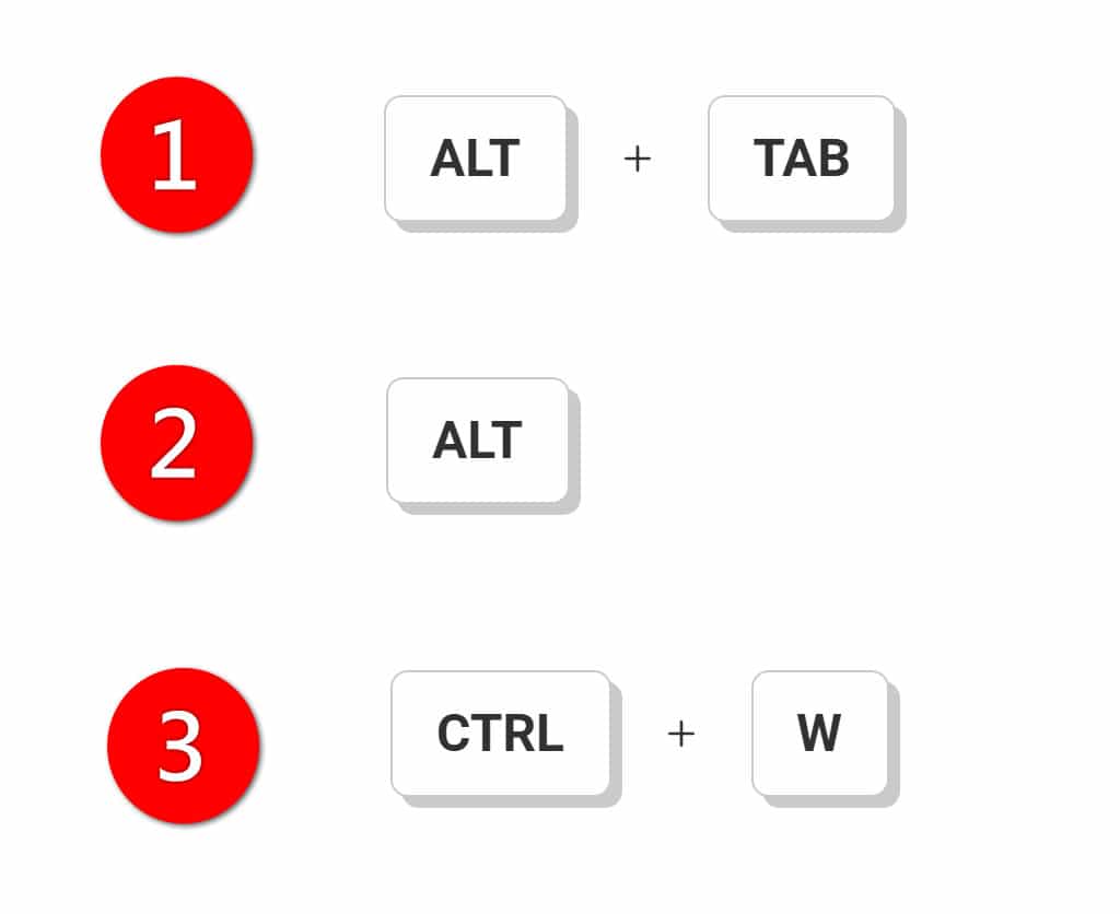 如何在 Windows 中使用 Alt + Tab 時關閉視窗