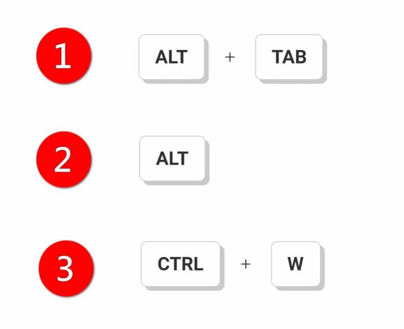如何在 Windows 中使用 Alt + Tab 時關閉視窗