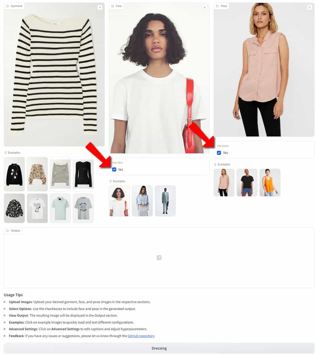 IMAGDressing:互動式 AI 試穿衣服模型,可自訂試衣人員、衣服樣式及擺拍姿勢 IMAGDressing:互動式 AI 試穿衣服模型,可自訂試衣人員、衣服樣式及擺拍姿勢