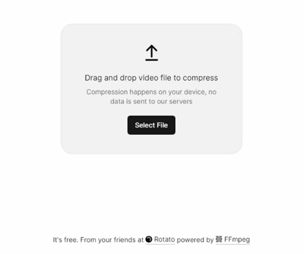 Rotato Video File Compressor：高壓縮率的影片壓縮工具，無須上傳可保持畫質