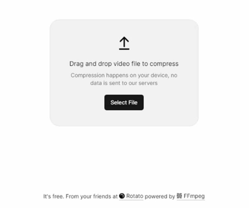 Rotato Video File Compressor：高壓縮率的影片壓縮工具，無須上傳可保持畫質