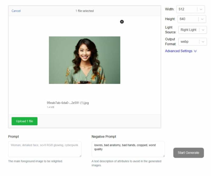 ICLight：用 AI 替照片重新打上自然且流暢的光線，無使用次數限制