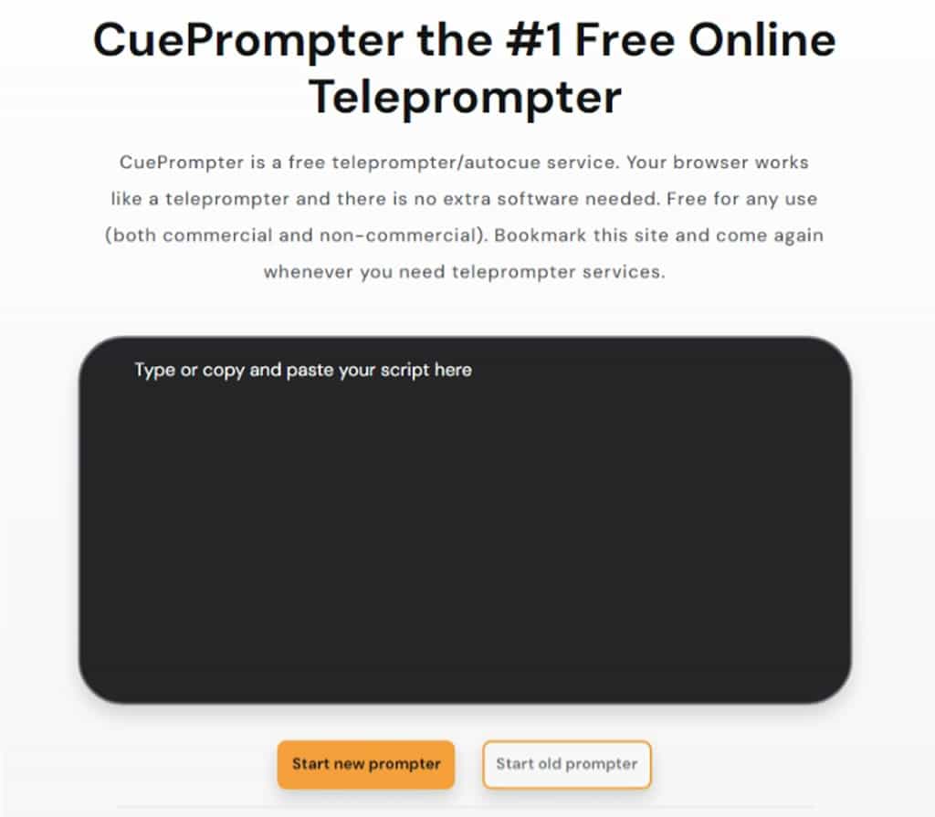 CuePrompter:線上讀稿提詞免費工具,可調速度、方向、背景顏色與字體大小 CuePrompter:線上讀稿提詞免費工具,可調速度、方向、背景顏色與字體大小