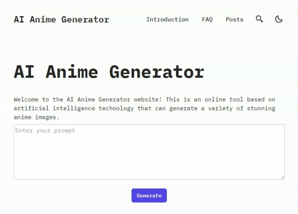 AI Anime Generator:快速生成動漫圖像風格的免費 AI 工具,無使用次數限制 AI Anime Generator:快速生成動漫圖像風格的免費 AI 工具,無使用次數限制