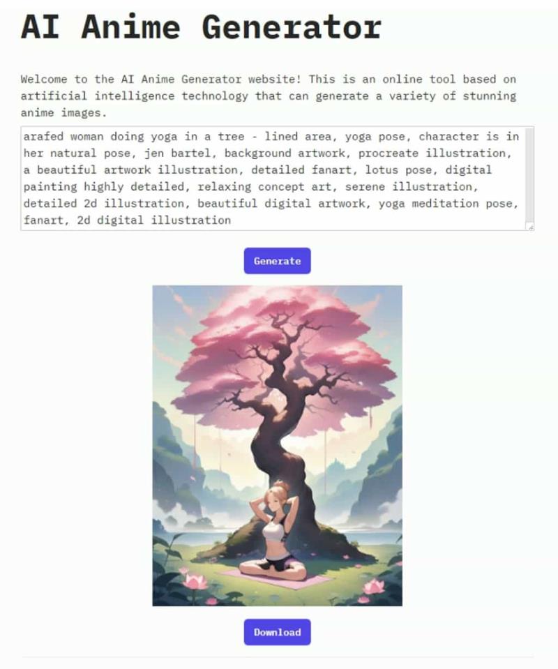 AI Anime Generator：快速生成動漫圖像風格的免費 AI 工具，無使用次數限制