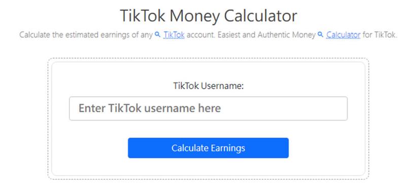 TikTok Money Calculator：快速估算 TikTok 帳號潛在收入的免費工具