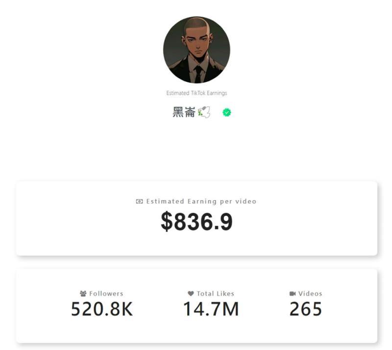 TikTok Money Calculator：快速估算 TikTok 帳號潛在收入的免費工具