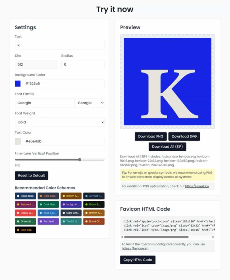 Text to Logo & Favicon：文字轉圖示或 Logo 免費工具，支援中文及符號
