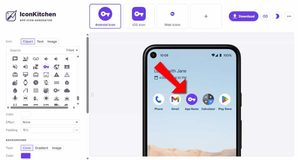 IconKitchen:免費線上應用程式圖示產生器,支援多平台圖示設計與預覽 IconKitchen:免費線上應用程式圖示產生器,支援多平台圖示設計與預覽