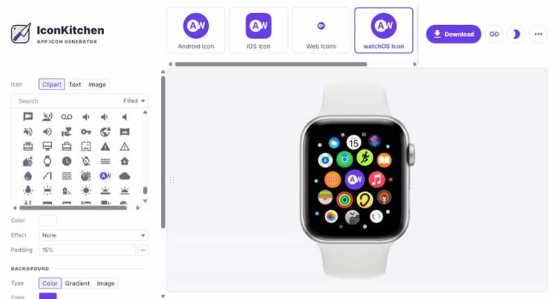 IconKitchen：免費線上應用程式圖示產生器，支援多平台圖示設計與預覽