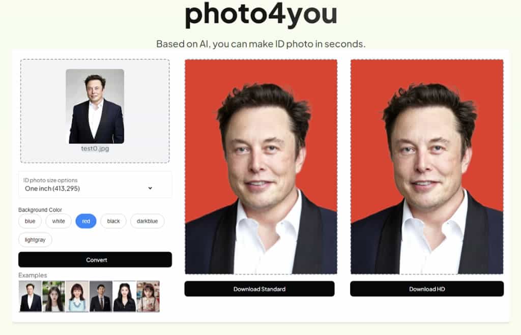 Photo4you:免費 AI 證件照製作工具,輕鬆更換不同尺寸與背景顏色 Photo4you:免費 AI 證件照製作工具,輕鬆更換不同尺寸與背景顏色