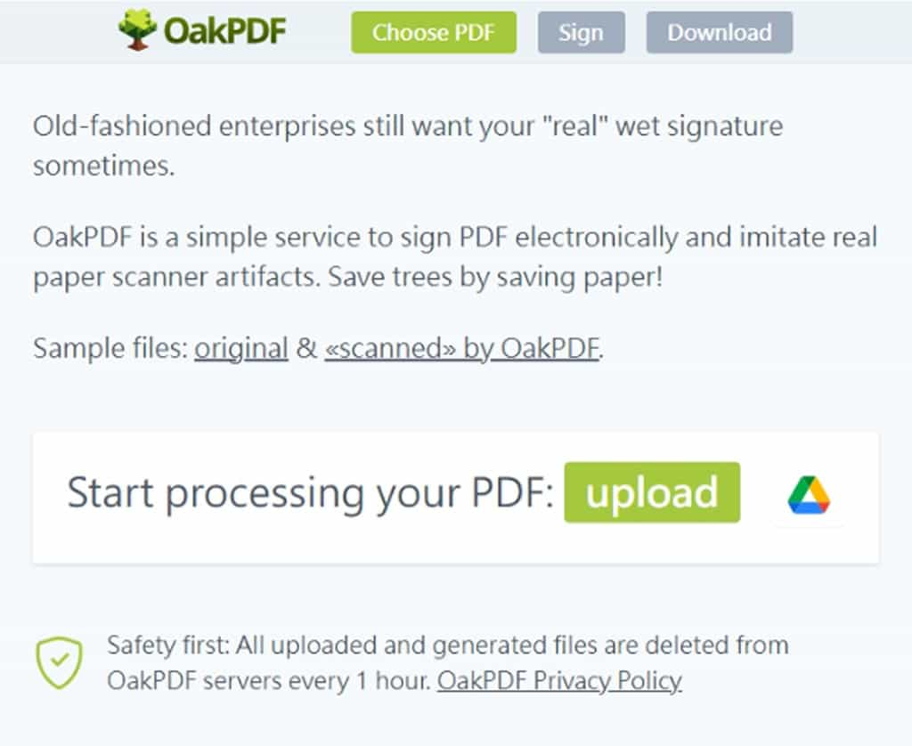 OakPdf：模擬掃描器效果的 PDF 文件處理工具，輕鬆打造掃描質感