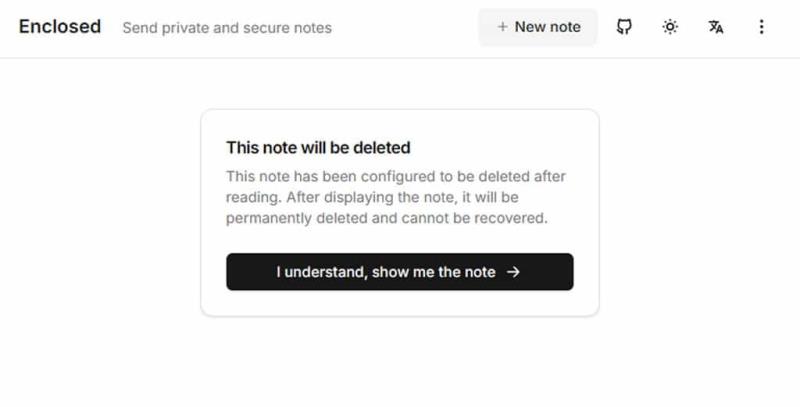 Enclosed 私密訊息傳送工具：支援端對端加密、閱後即焚，安全傳送訊息與附件