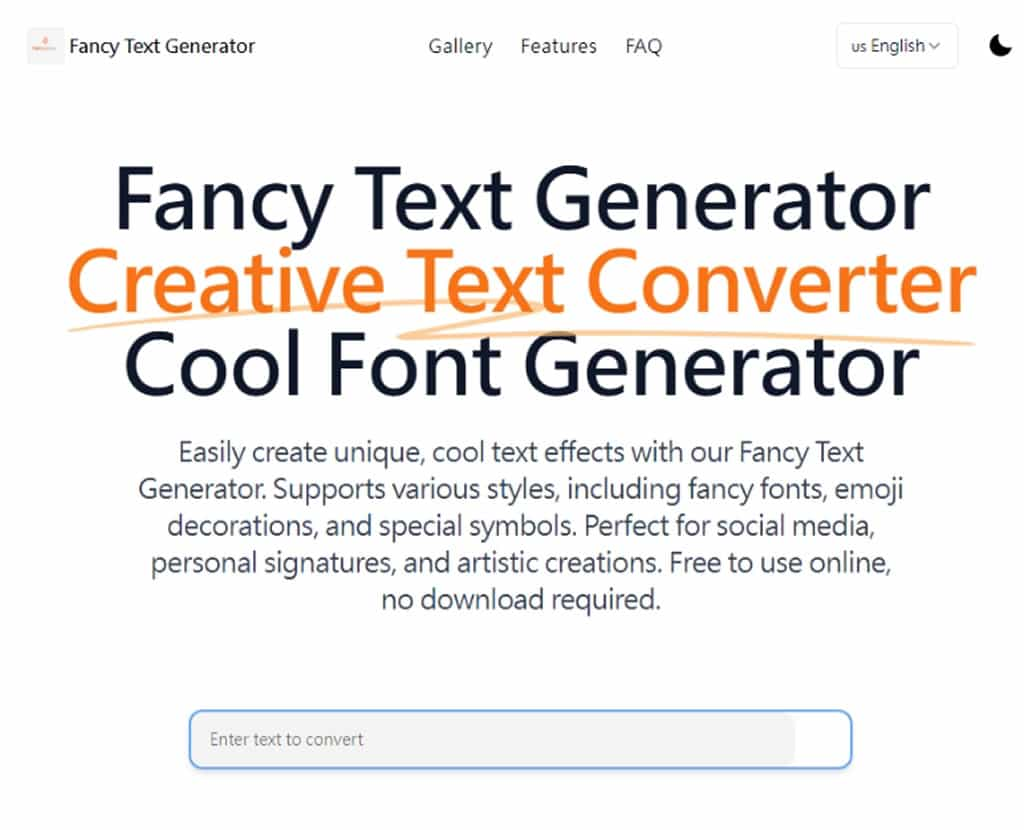 Fancy Text Generator：線上花式文字產生器，免費輕鬆打造吸睛訊息