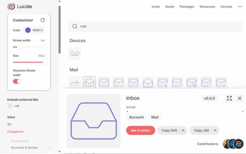 Lucide：免費開源、可客製化的 SVG 圖示庫，支援編輯與商用的 ISC 授權