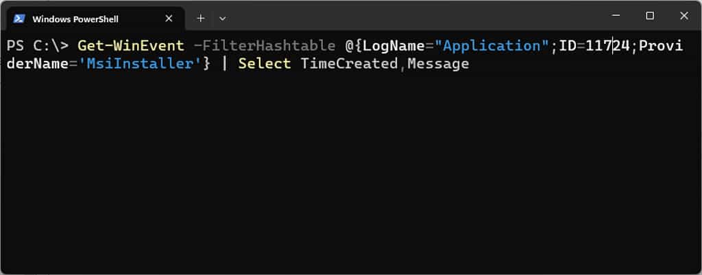 如何在 Windows 中使用 PowerShell 列出軟體安裝與解除安裝記錄 如何在 Windows 中使用 PowerShell 列出軟體安裝與解除安裝記錄