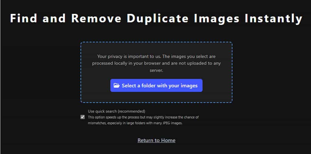 PixDuplicate:免上傳快速找出並刪除重複照片的免費線上工具 PixDuplicate:免上傳快速找出並刪除重複照片的免費線上工具
