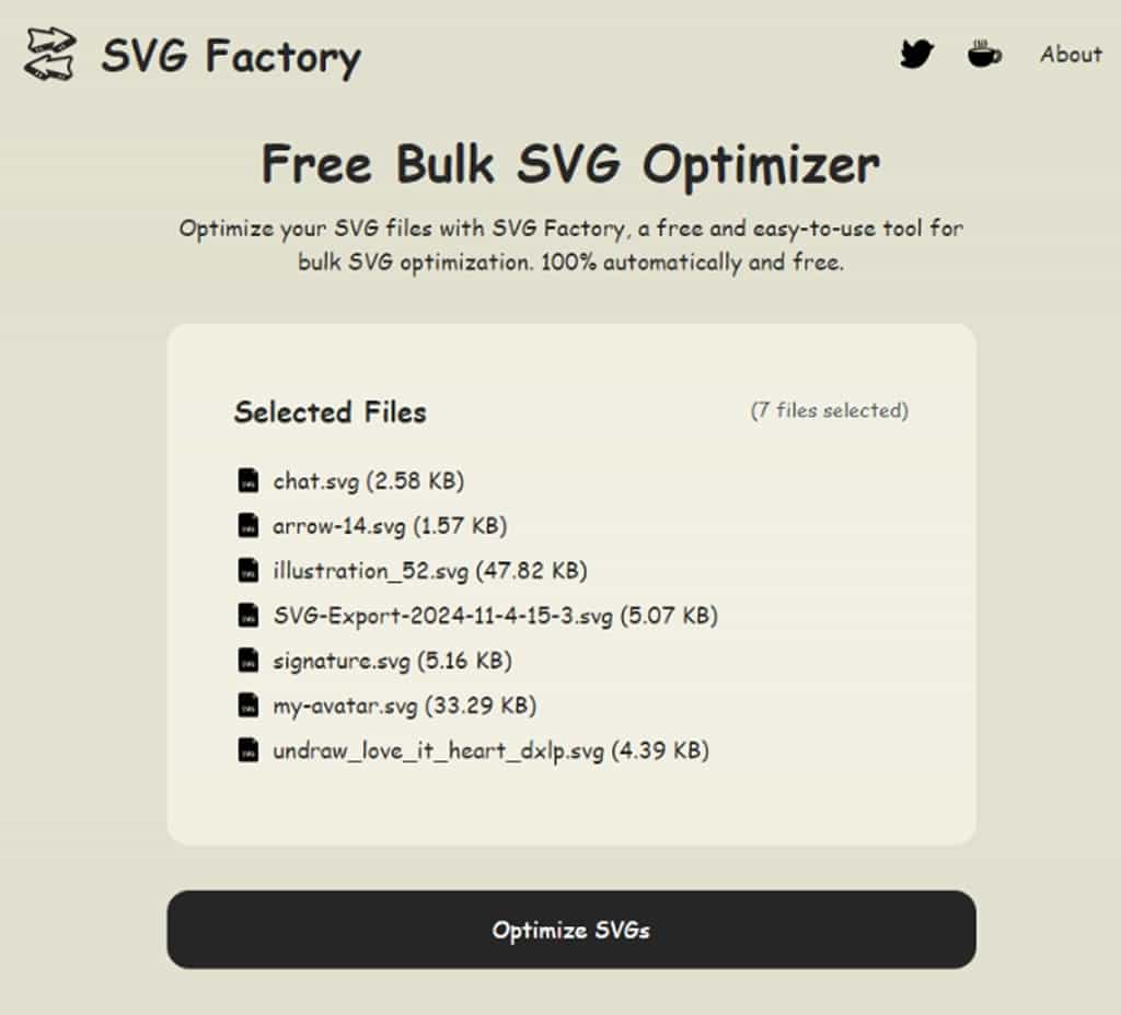 SVG Factory:SVG 圖檔最佳化免費線上工具,支援批量處理 SVG Factory:SVG 圖檔最佳化免費線上工具,支援批量處理