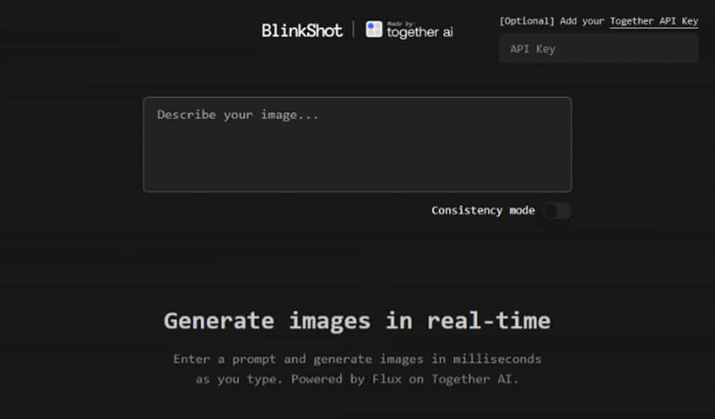 BlinkShot：免等待的以文生圖 AI 免費工具，無使用次數限制