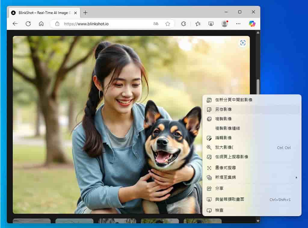BlinkShot：免等待的以文生圖 AI 免費工具，無使用次數限制