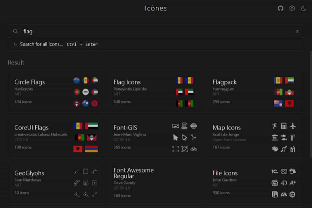 Icônes:匯集百個可商用圖示集,支援 SVG、IconFont 及多種前端框架 Icônes:匯集百個可商用圖示集,支援 SVG、IconFont 及多種前端框架