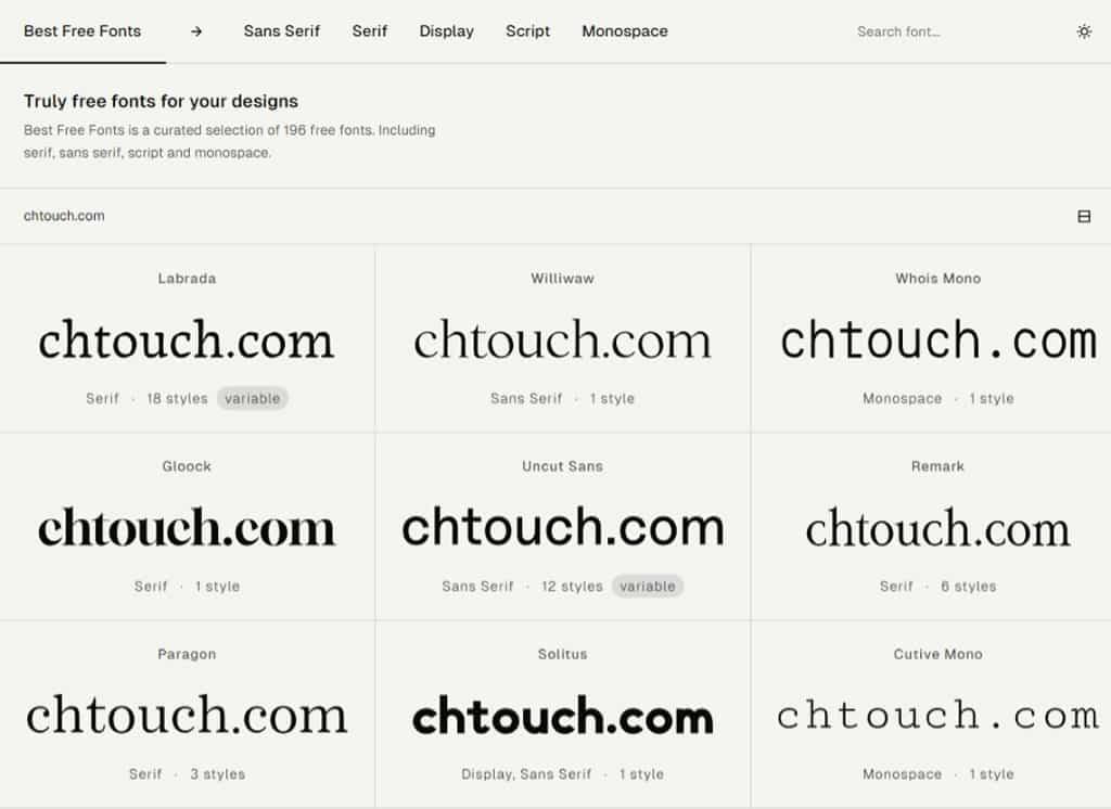 精選免費英文字型 Best Free Fonts：Serif、Sans Serif、Display 等可商用字體一次收錄