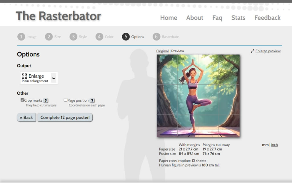Rasterbator:免費將圖片放大並分割成多頁 PDF 的工具,輕鬆製作巨幅海報 Rasterbator:免費將圖片放大並分割成多頁 PDF 的工具,輕鬆製作巨幅海報