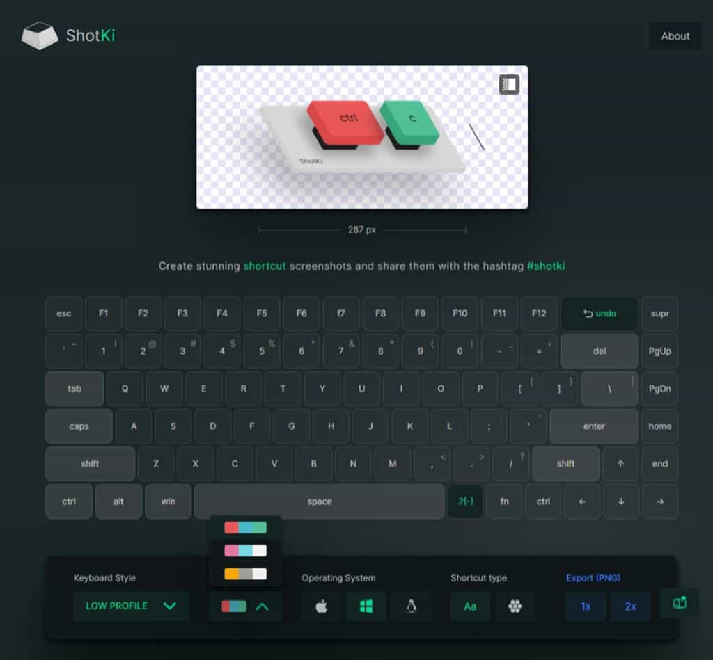 ShotKi:鍵盤快捷鍵圖片生成免費工具,支援 Windows、Mac 和 Linux 系統 ShotKi:鍵盤快捷鍵圖片生成免費工具,支援 Windows、Mac 和 Linux 系統