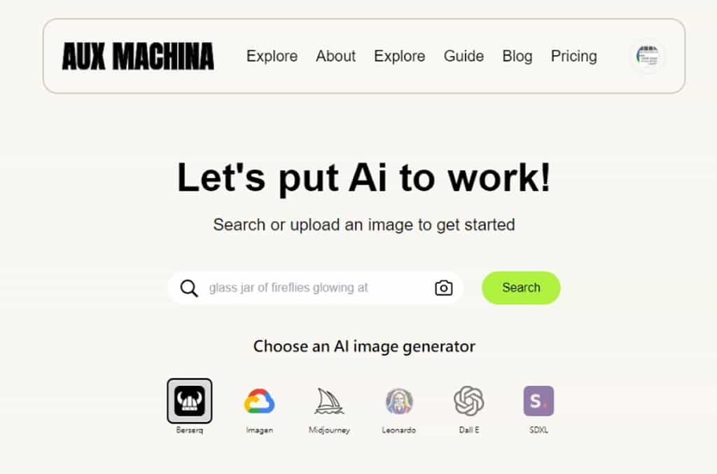 Aux Machina：輕鬆用 AI 生成與上傳圖片相似且可商用的免費圖像