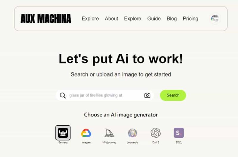 Aux Machina：輕鬆用 AI 生成與上傳圖片相似且可商用的免費圖像