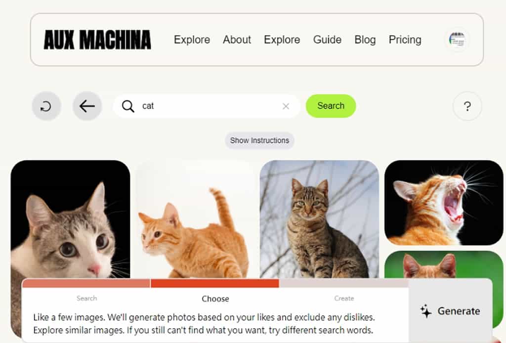 Aux Machina：輕鬆用 AI 生成與上傳圖片相似且可商用的免費圖像