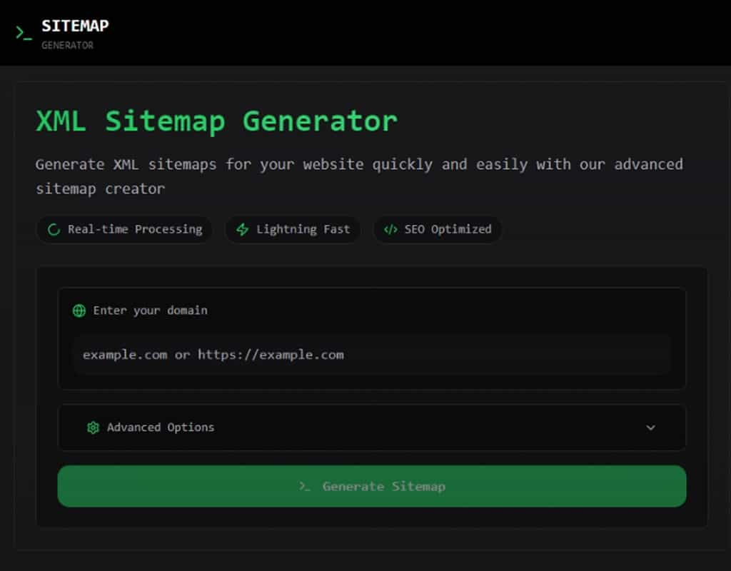 Sitemap Generator：線上快速產生符合 SEO 標準的網站地圖，無網址數量限制適用各類型網站