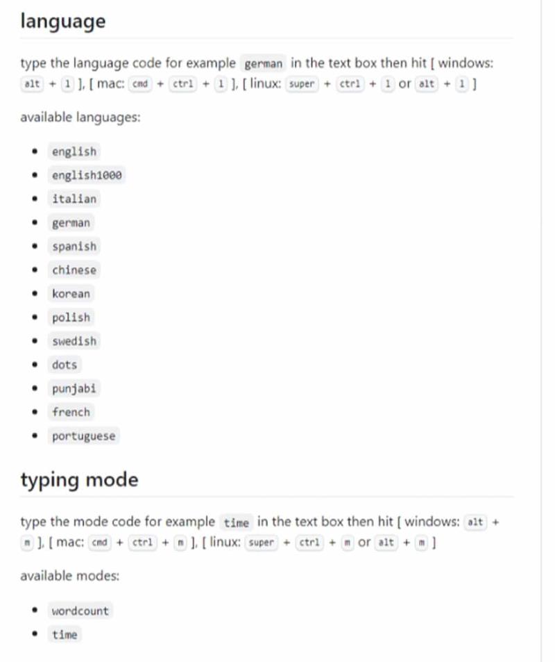 typings：多語言線上免費打字練習工具，專為提升打字技能而設計