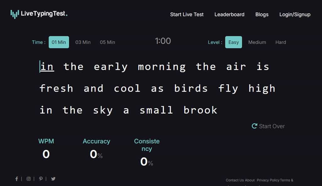 Live Typing Test:免費線上英文打字測試,提升速度與準確率 Live Typing Test:免費線上英文打字測試,提升速度與準確率