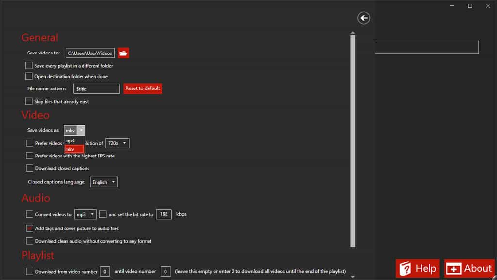 YouTubePlaylistDownloader 支援播放清單與頻道的 YouTube 影片下載工具,還能轉換格式 YouTubePlaylistDownloader 支援播放清單與頻道的 YouTube 影片下載工具,還能轉換格式