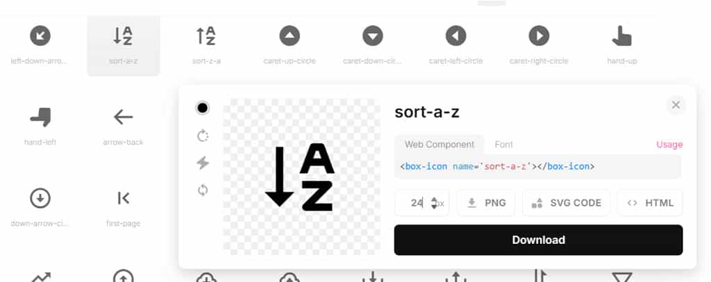 Boxicons：免費MIT授權圖示庫，提供1600+可商用圖標