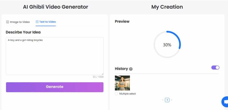CharaLab AI Ghibli Video Generator：吉卜力風格 AI 影片生成器，用動畫重現風格轉換過程