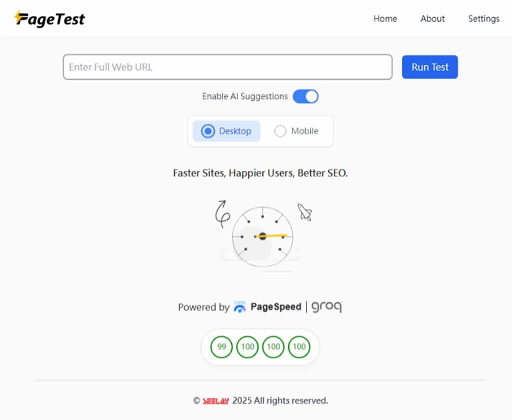 網站效能健檢免費工具！PageTest 多裝置模擬效能分析及由 AI 提出改進建議