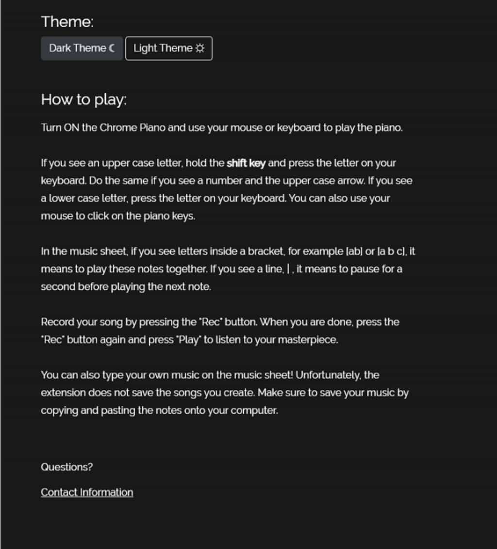 Chrome Piano 擴充功能:讓瀏覽器秒變鋼琴,內建樂譜即點即彈 Chrome Piano 擴充功能:讓瀏覽器秒變鋼琴,內建樂譜即點即彈
