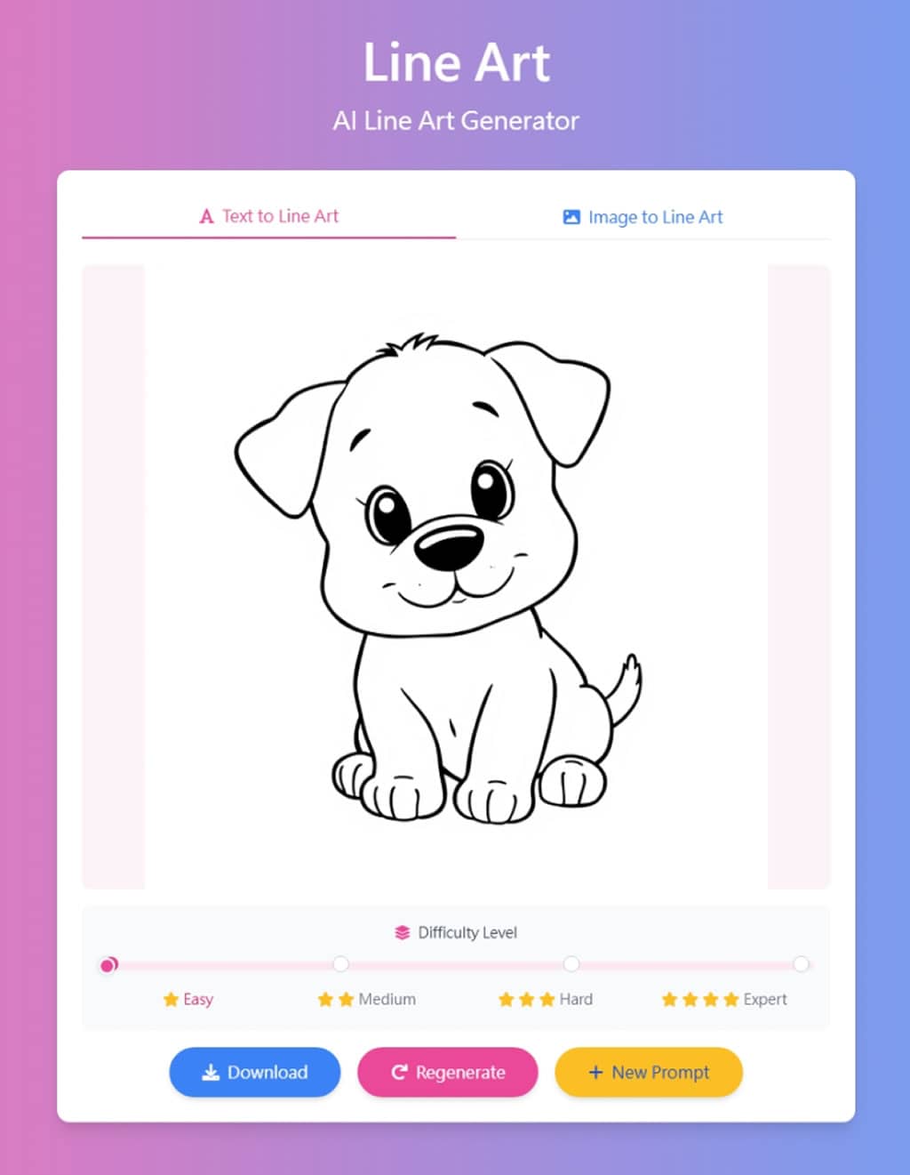 免費 AI 線條圖產生器！LineArt.app 讓文字與圖片秒轉線稿超方便