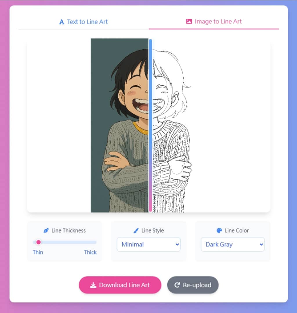 免費 AI 線條圖產生器!LineArt.app 讓文字與圖片秒轉線稿超方便 免費 AI 線條圖產生器!LineArt.app 讓文字與圖片秒轉線稿超方便