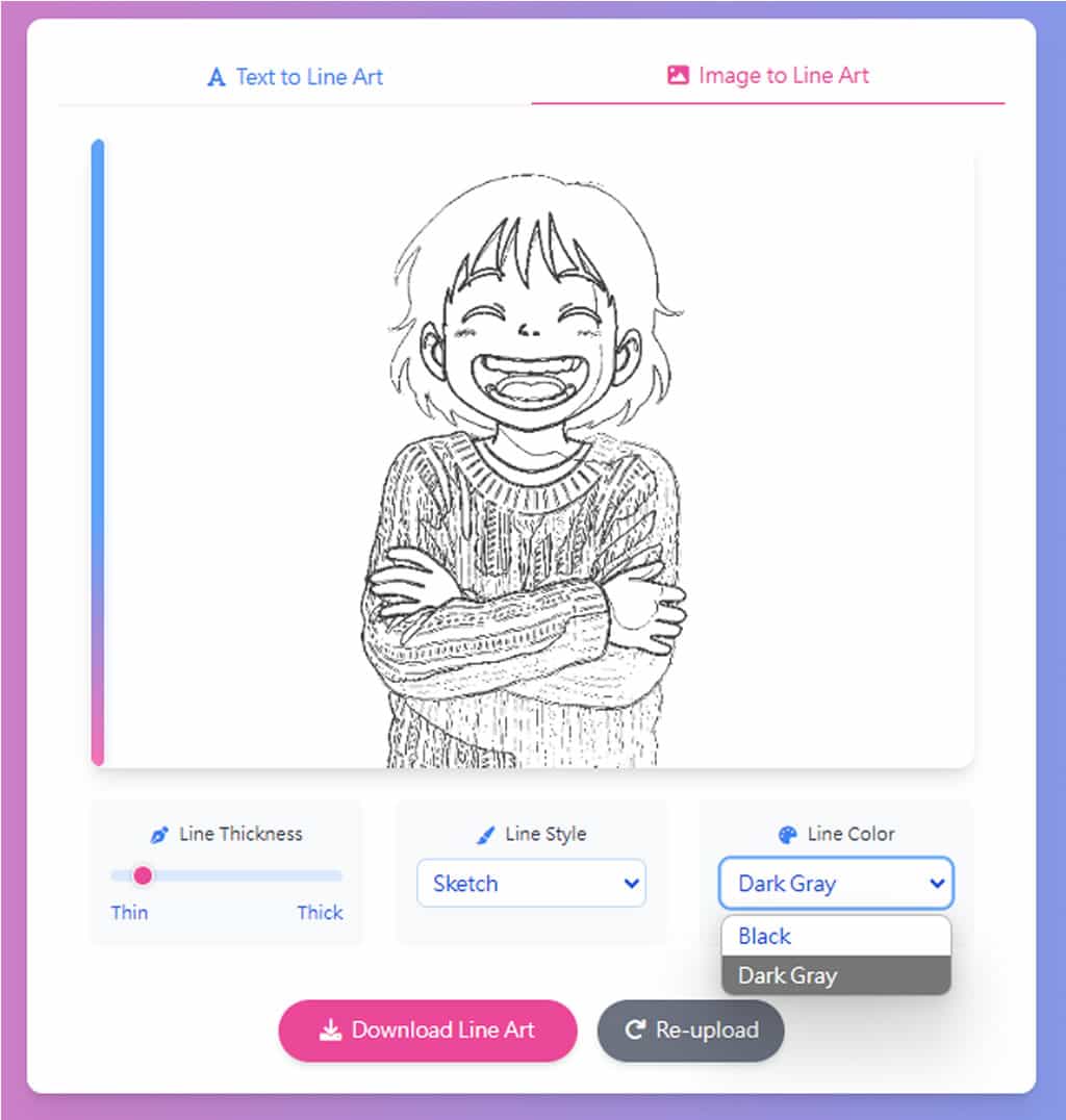 免費 AI 線條圖產生器!LineArt.app 讓文字與圖片秒轉線稿超方便 免費 AI 線條圖產生器!LineArt.app 讓文字與圖片秒轉線稿超方便