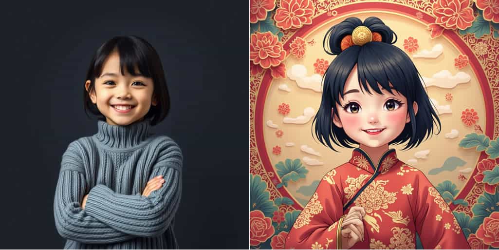 一鍵墜入動漫宇宙!免費 vheer AI Anime Portrait Generator 開啟你的照片變身風格 一鍵墜入動漫宇宙!免費 vheer AI Anime Portrait Generator 開啟你的照片變身風格
