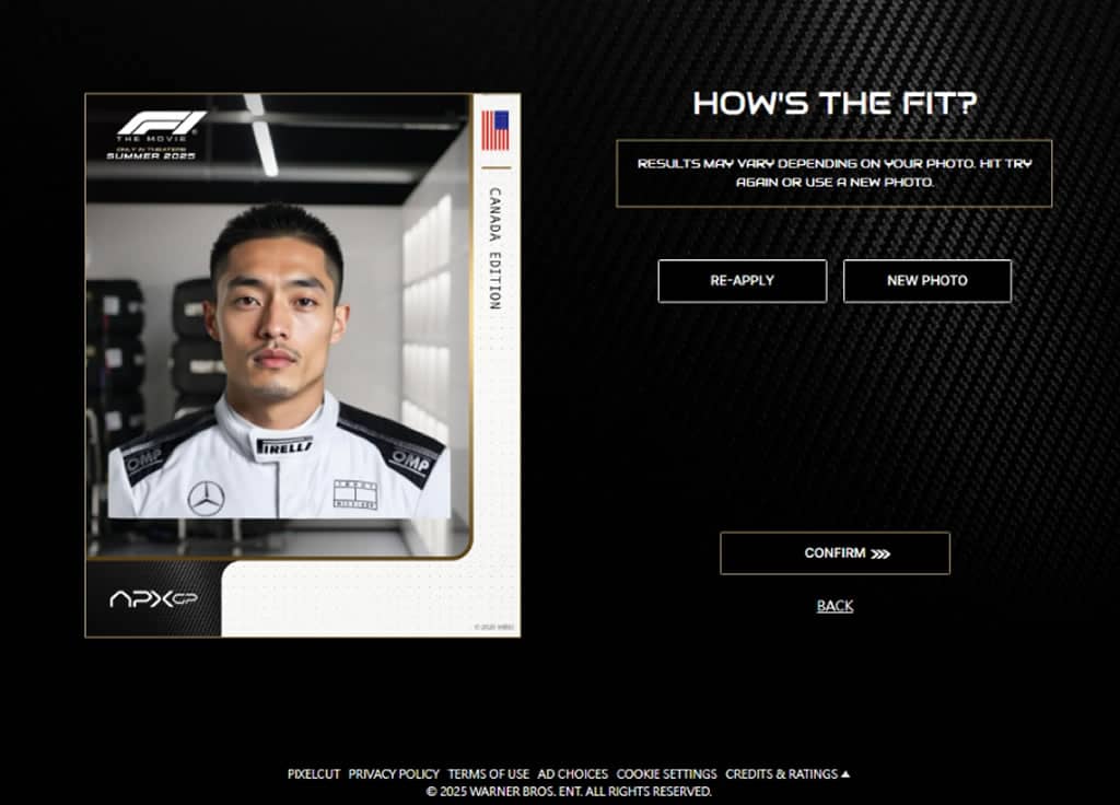 F1 The Movie | Driver Racing Card 賽車證產生器登場!一鍵打造專屬 F1 身份卡 F1 The Movie | Driver Racing Card 賽車證產生器登場!一鍵打造專屬 F1 身份卡