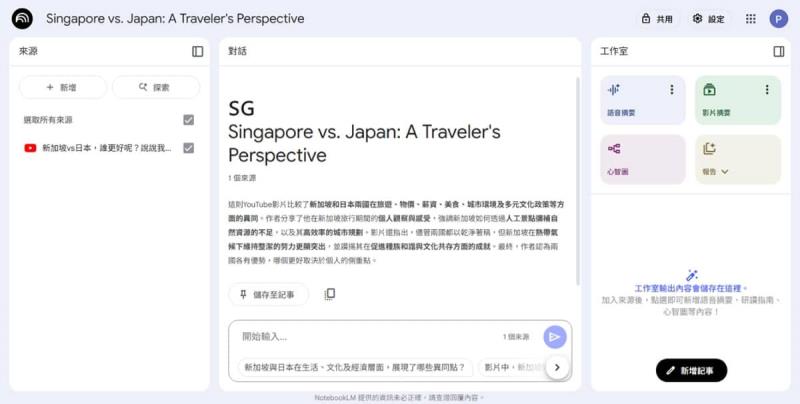 Google NotebookLM Video Overviews 影片摘要：支援中文輸出，AI 自動生成專業講解影片
