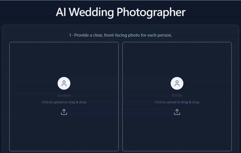沒拍過婚紗照？AI Wedding Photographer 讓情侶免費體驗夢幻婚攝