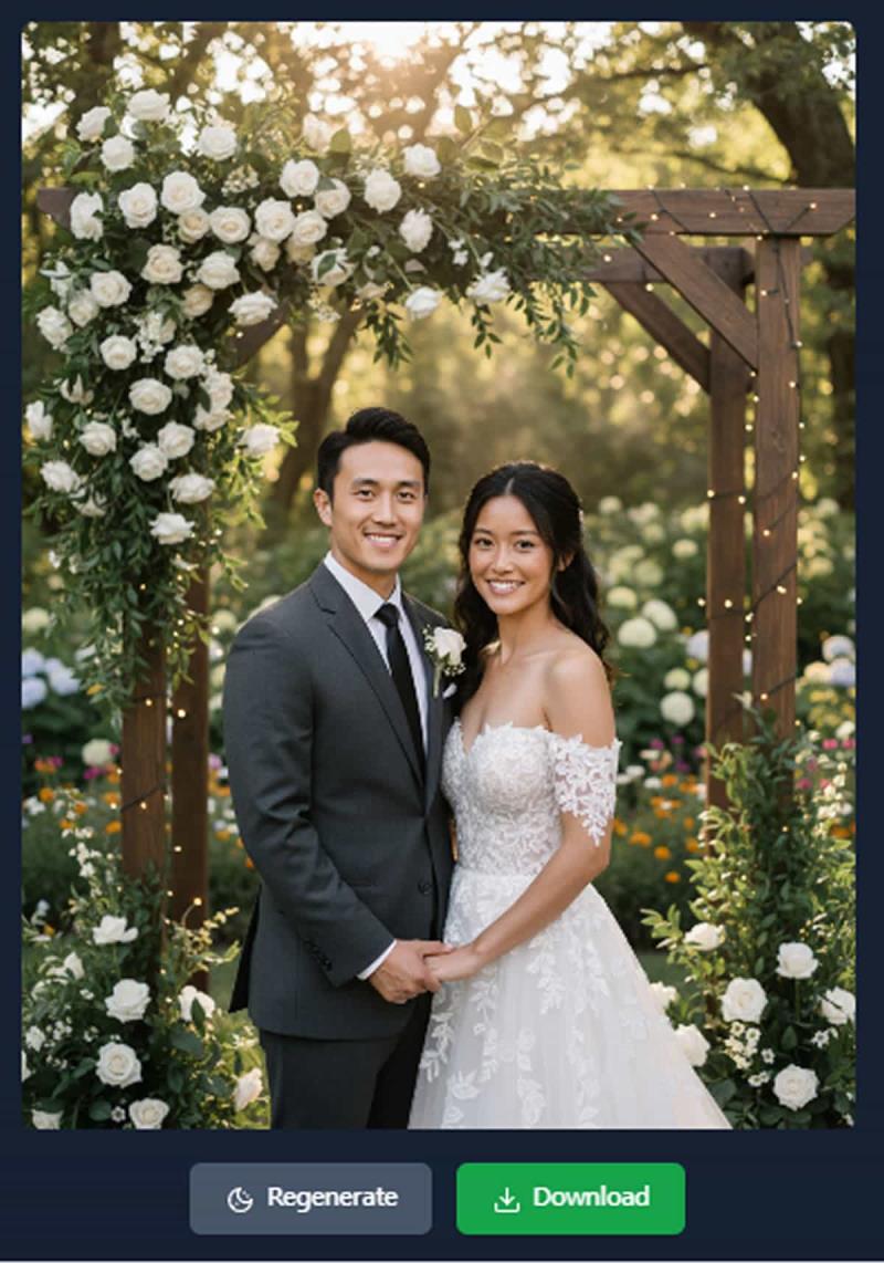 沒拍過婚紗照？AI Wedding Photographer 讓情侶免費體驗夢幻婚攝