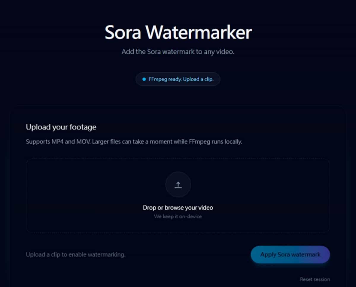 Sora Watermarker：一鍵為影片加上 OpenAI Sora 浮水印